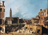 London National Gallery Top 20 15 Canaletto - The Stonemason's Yard